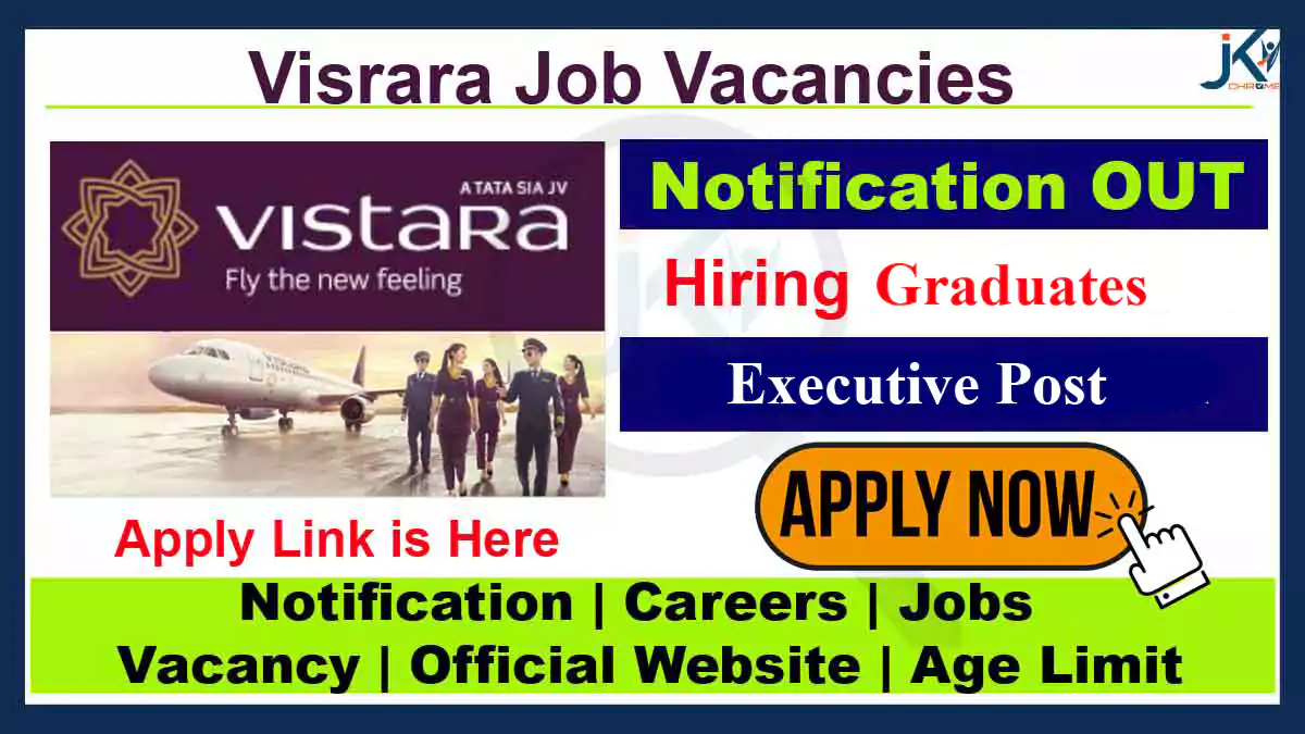 Vistara Job Vacancy 2023, Direct Apply Link
