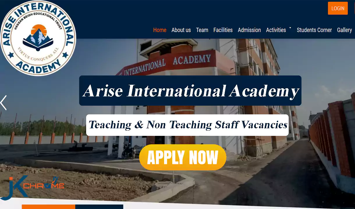 Arise International Academy Srinagar Hiring Staff