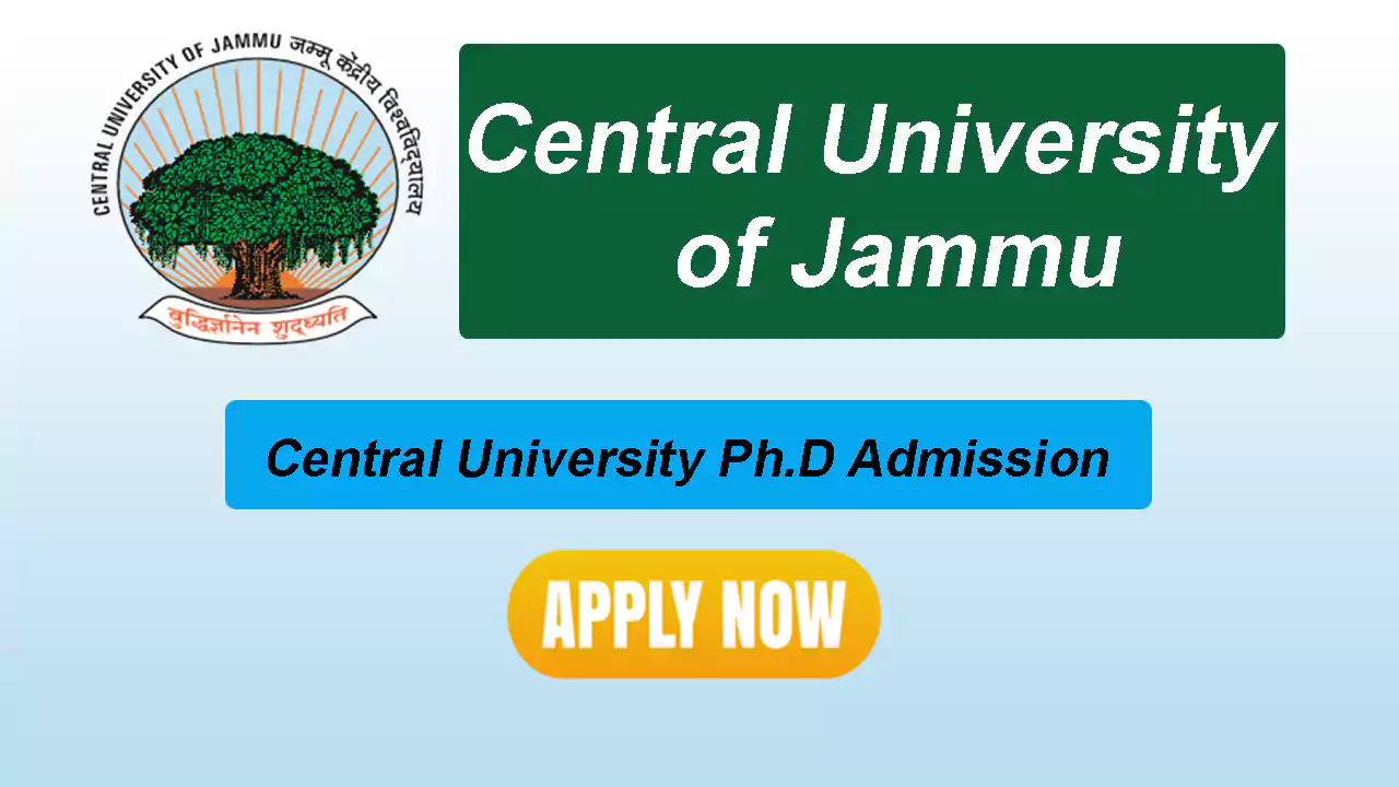 Central University Ph.D. Admission 2023-24