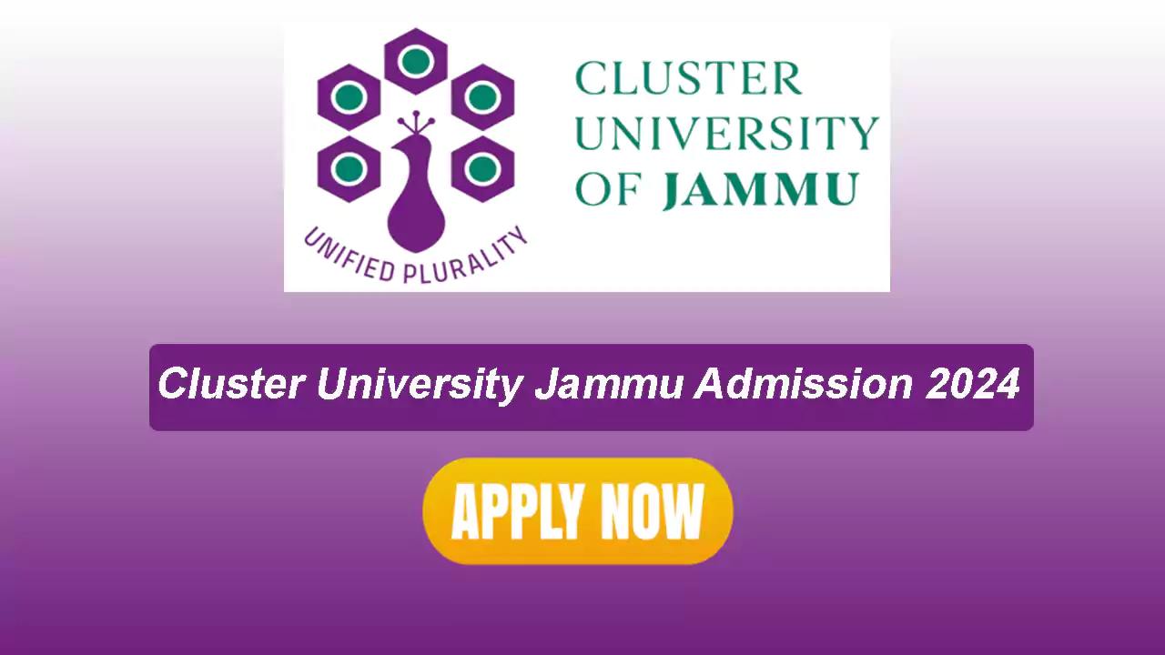 Cluster University Jammu PhD Admission 2024 | Online Form