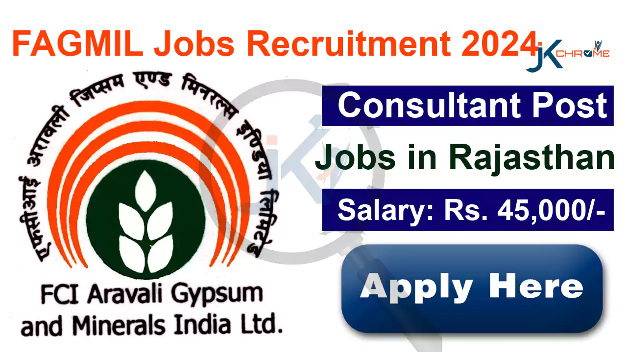 FAGMIL Jobs Recruitment 2024; Apply for Consultant Posts