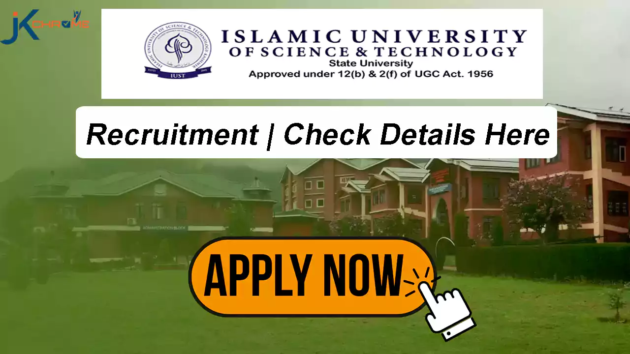 IUST to recruit Research Assistant, Details Here