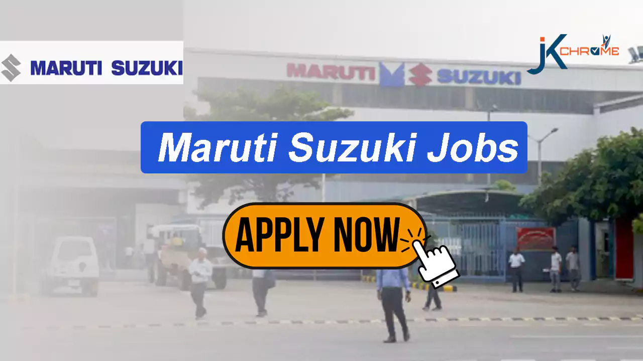 Maruti Suzuki Secretariate Jobs, Online Form