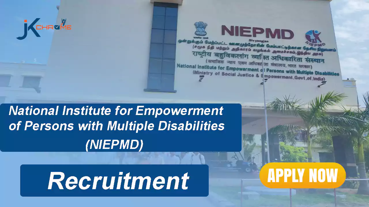NIEPMD Jobs 2023 Notification Out