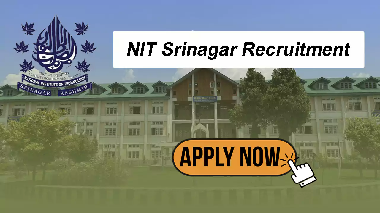 NIT Srinagar Job Recruitment 2024