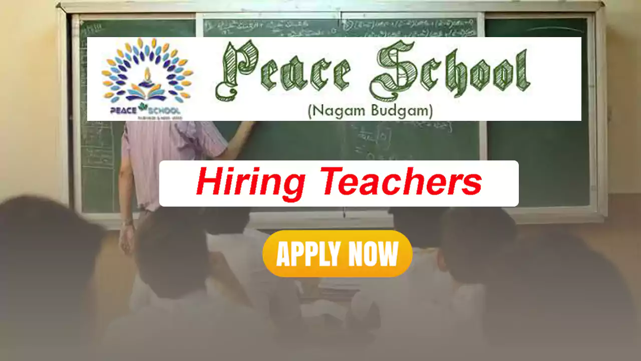 Peace School Teachers Jobs