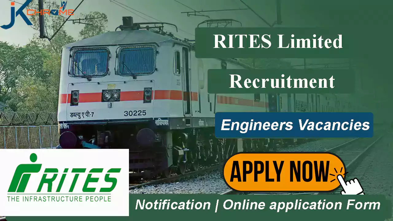 RITES Limited Engineers Recruitment, Online Form