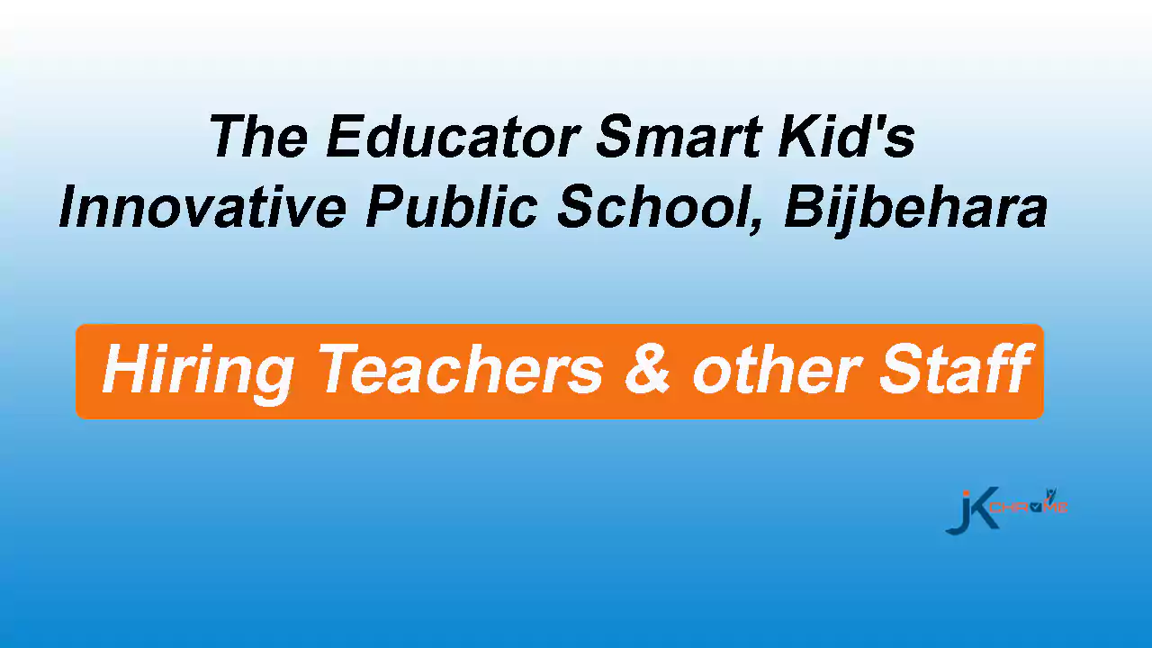 The Educator Smart Kids Innovative Public School hiring Teachers and other posts