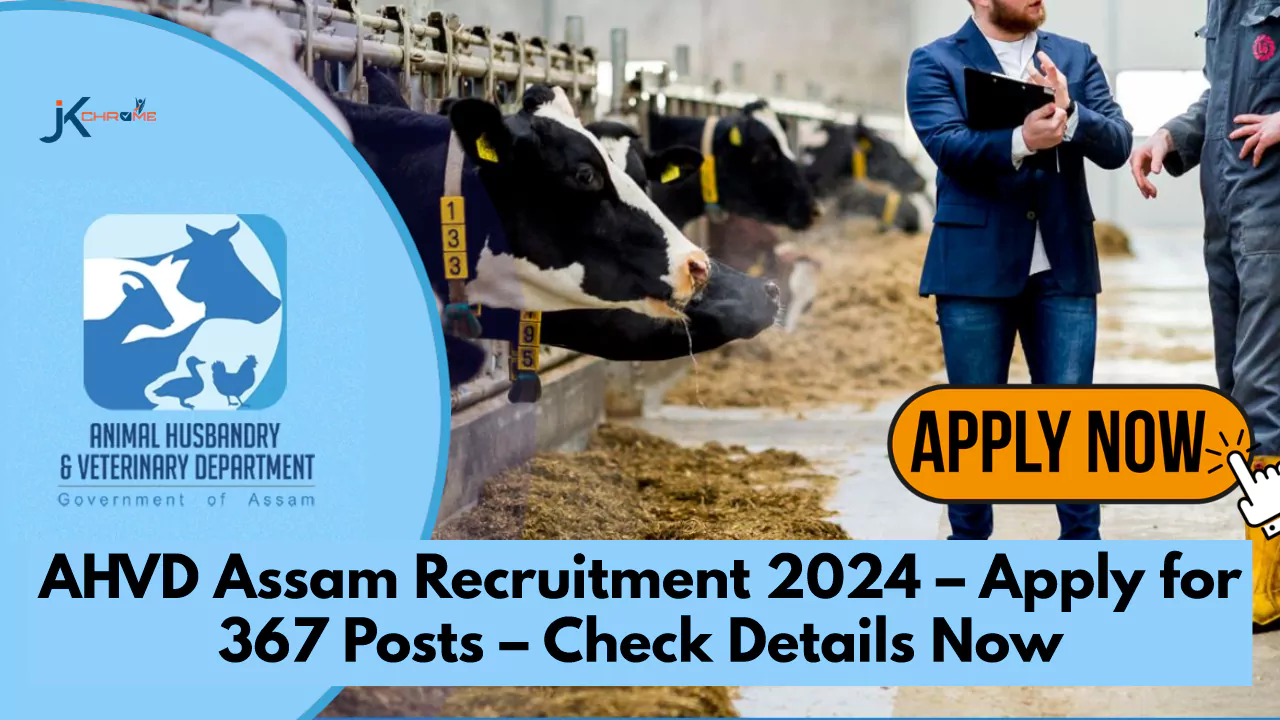 AHVD Assam Recruitment 2024