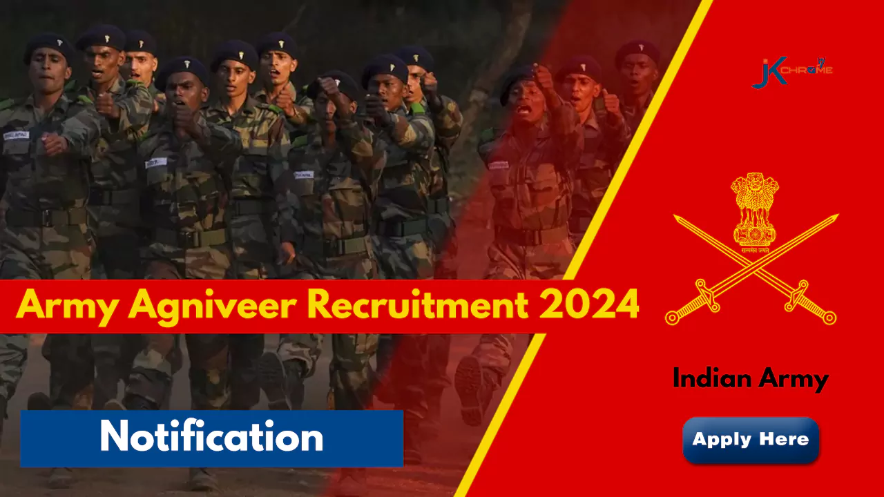 Army Agniveer Recruitment 2024 Notification and Online Application Form
