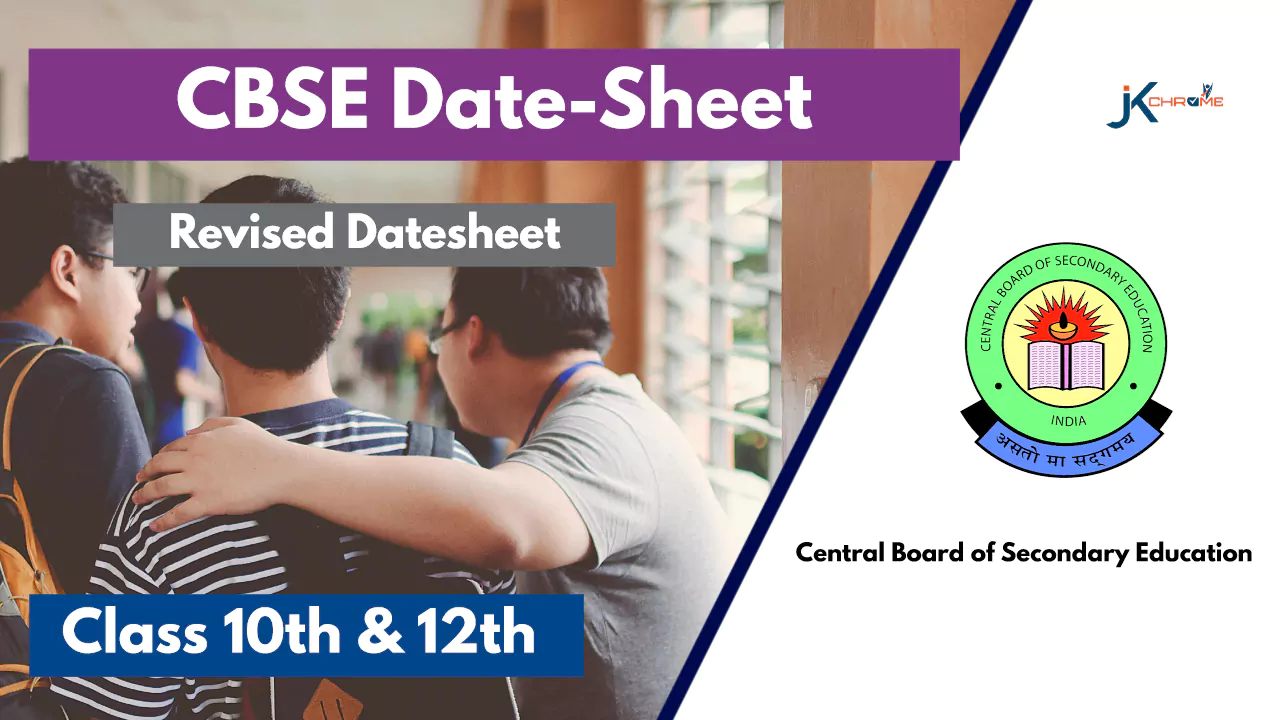 CBSE Class 10th, 12th Revised Date-Sheet
