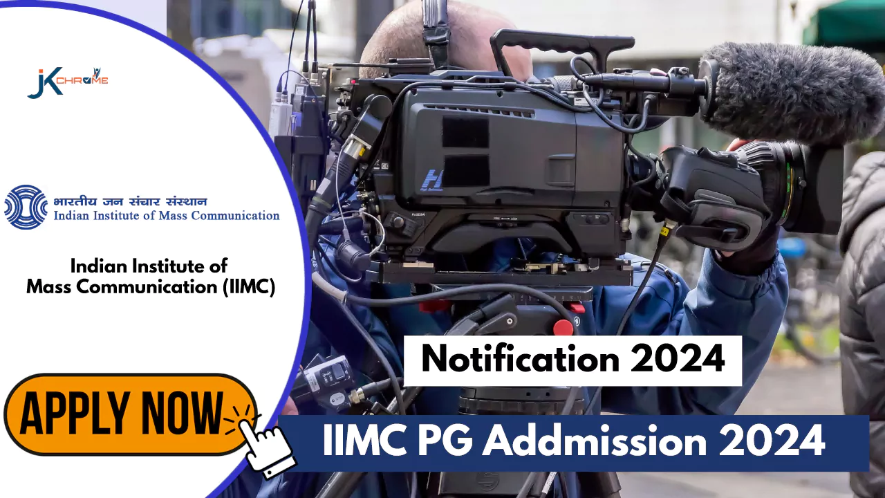 IIMC PG Admission 2024 Notification