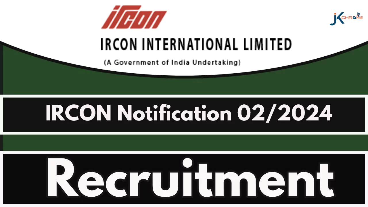 Posts in Finance — IRCON Recruitment 2024