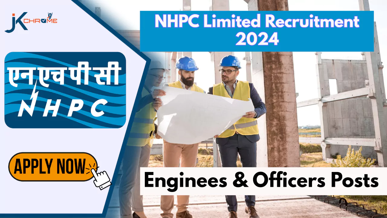 NHPC Trainee Engineer, Officer Recruitment 2024