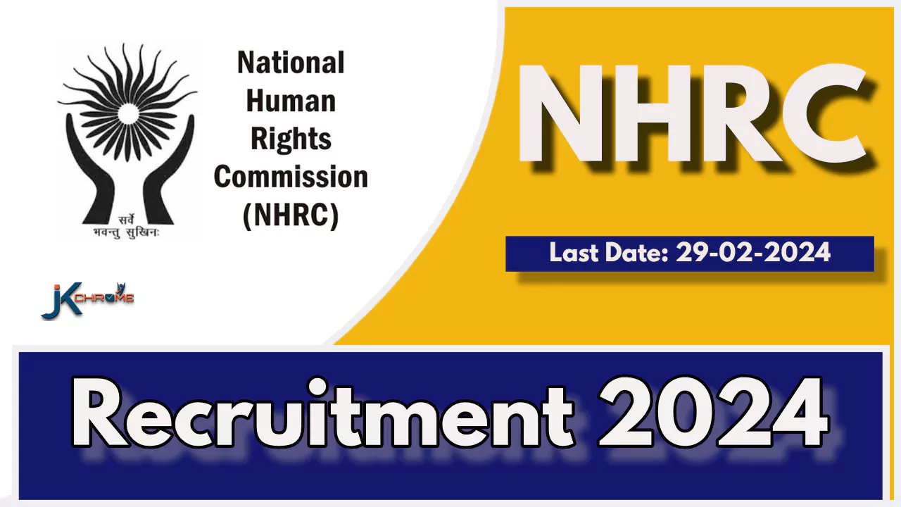 National Human Rights Commission Recruitment 2024