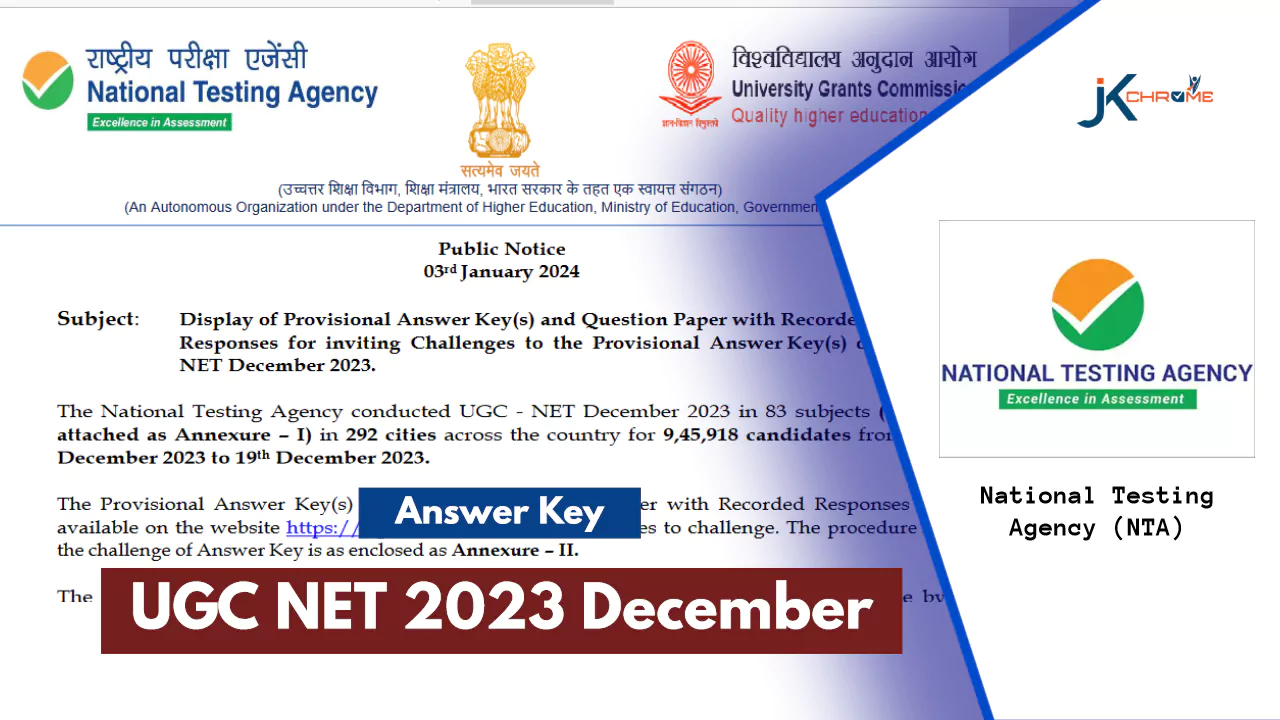 UGC NET 2023 December