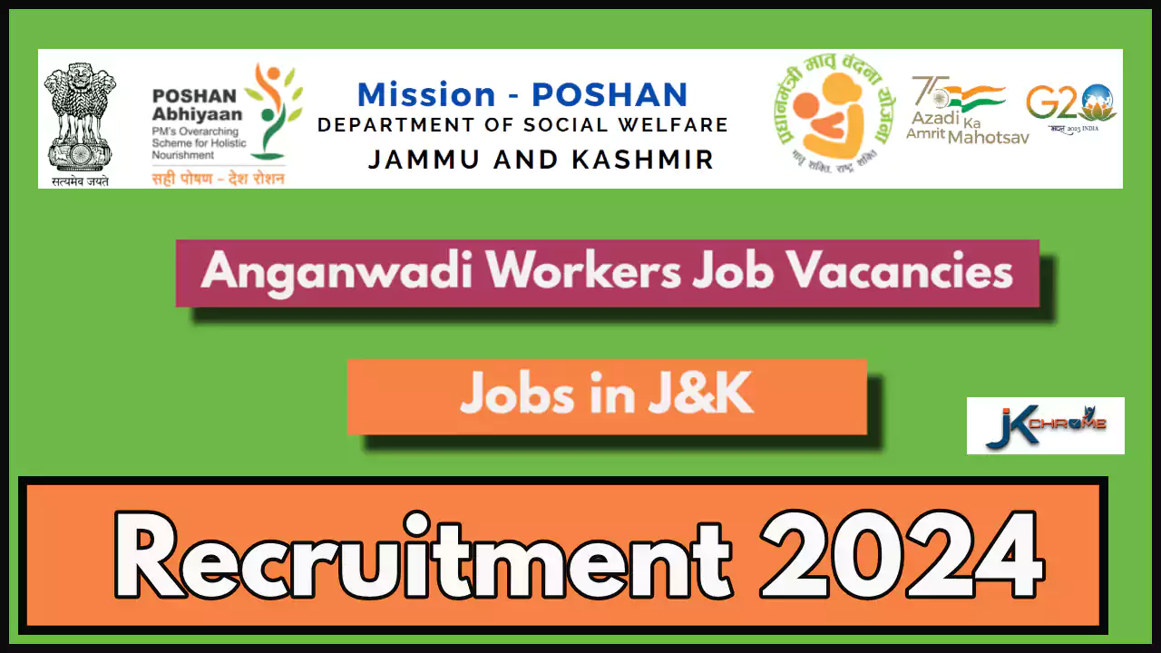 Anganwadi Workers Job Vacancies in Jammu Vijaypur