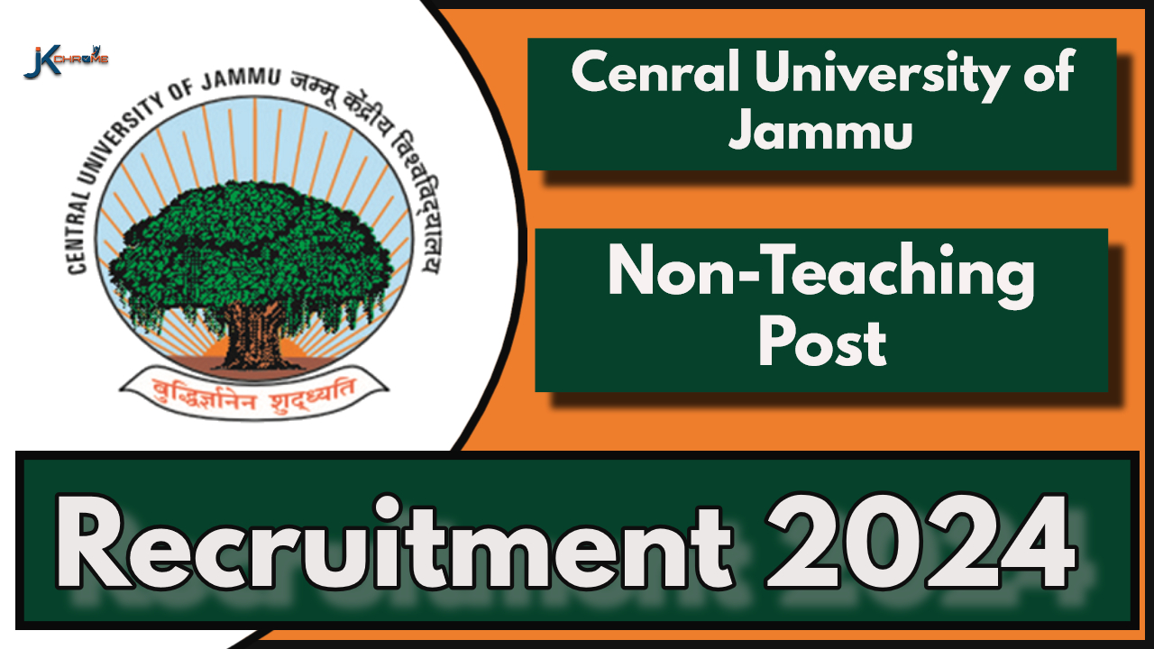 Non-Teaching Job Vacancies in Central University Jammu