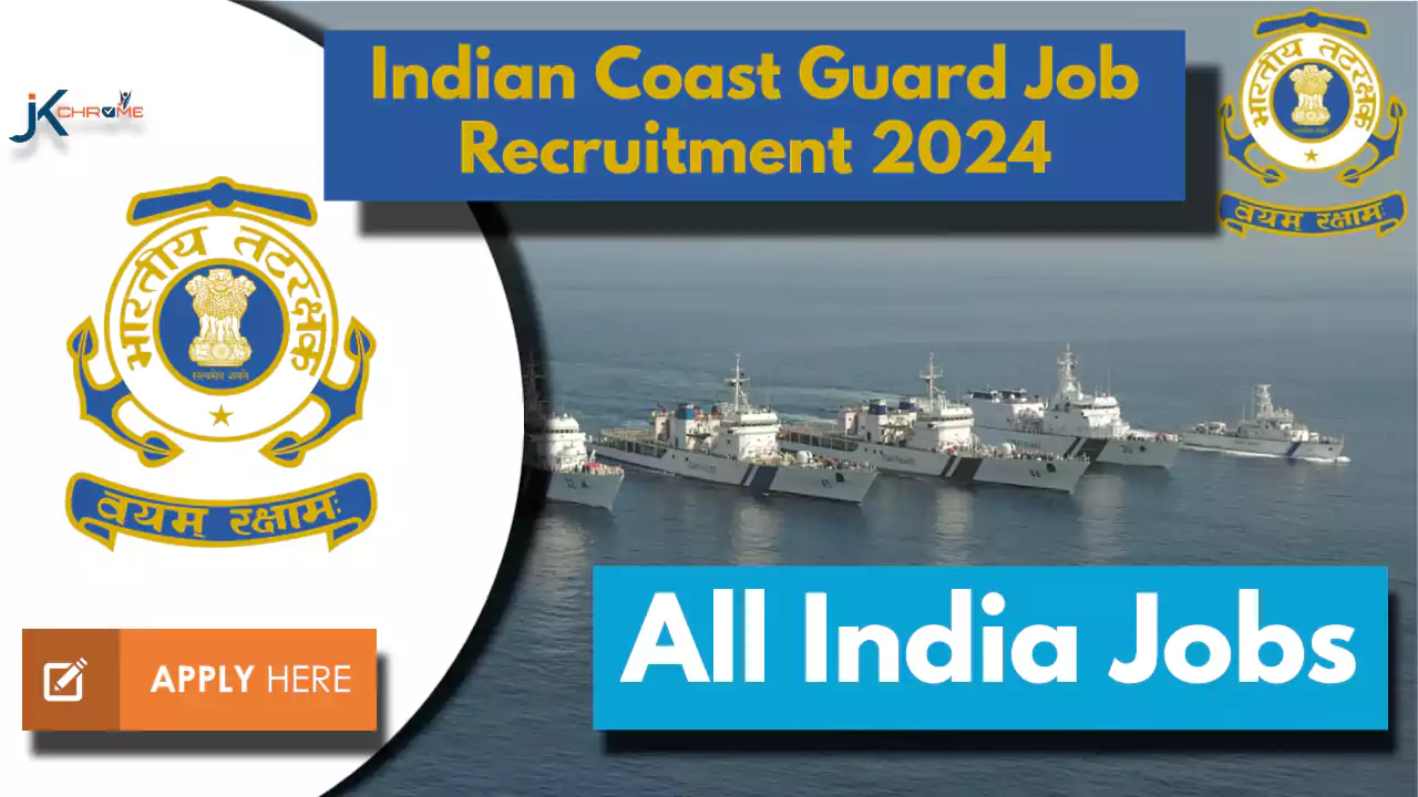 Assistant Commandant — Indian Coast Guard Job Recruitment 2024; Salary Upto 2,25,000/-