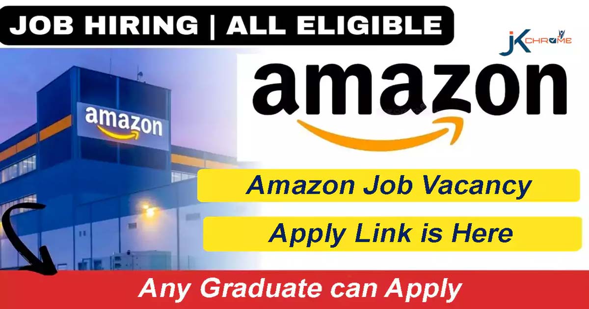 Amazon Sales Assistant Job Vacancy 2024: How to Apply