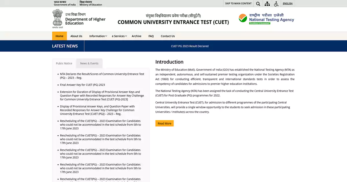 CUET PG 2024 Admit Cards to be issued today