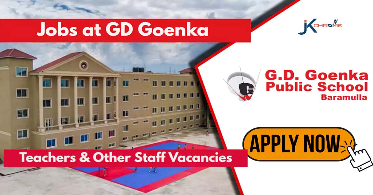 G.D. Goenka Public School Jobs 2024: Details Here