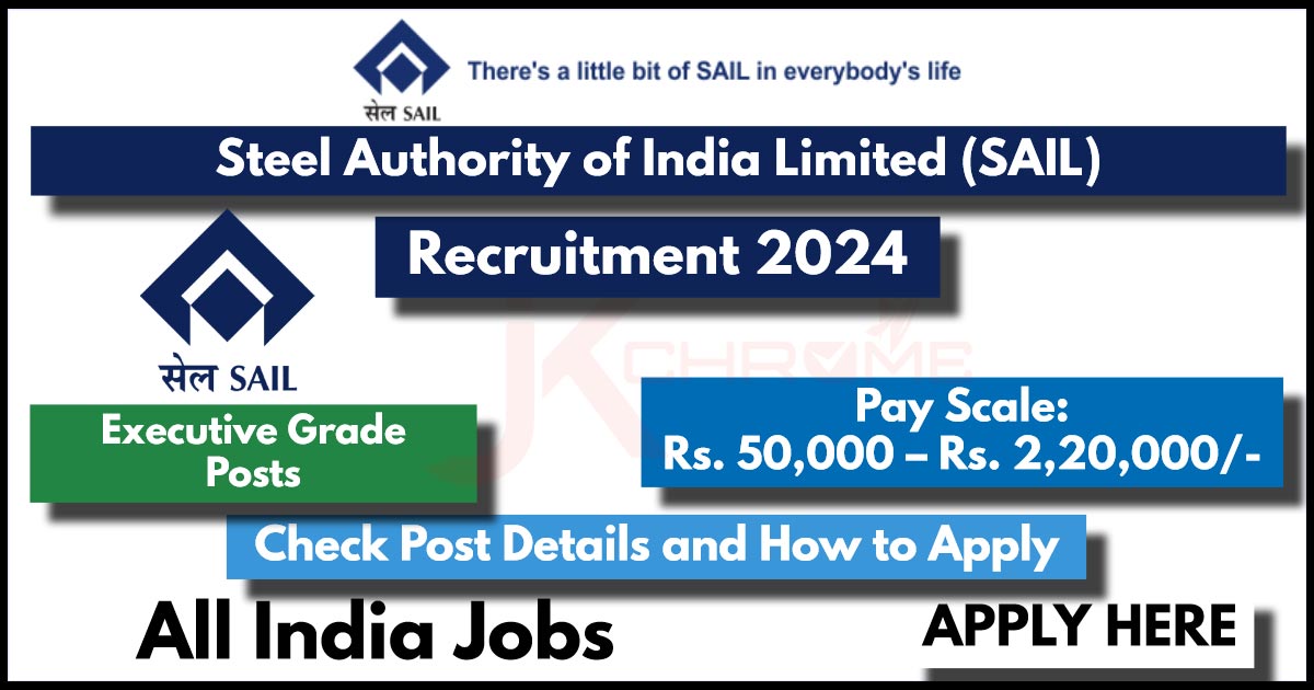SAIL IISCO Recruitment 2024 Notification Out, Check How to Apply