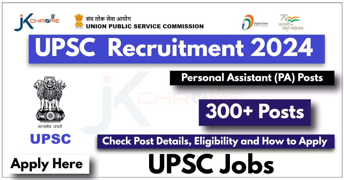 UPSC PA Recruitment 2024 Notification Out; 323 Vacancies in EPFO