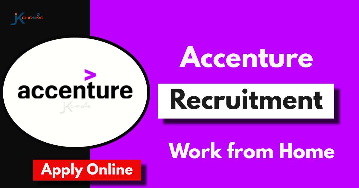 Accenture Jobs 2024 (Work from Home): Apply Pnline