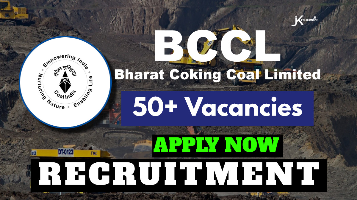 BCCL Group-C Recruitment 2024 Notification Out: Apply Now for 50+ Vacancies, Check Details Here