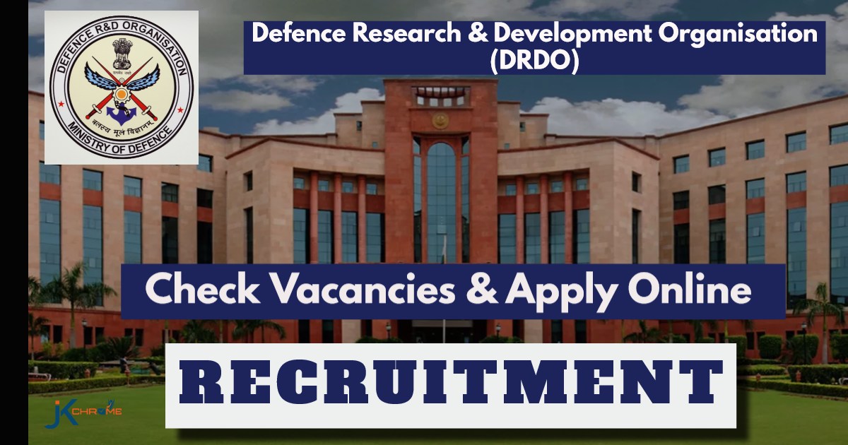 DRDO Recruitment 2024: 38 Vacancies, Check Post, Qualification and Process of Apply