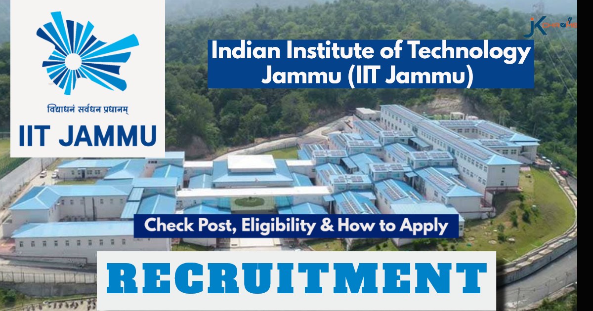 IIT Jammu Recruitment 2024: Check Post, Qualification, Age, Salary, How to Apply Online