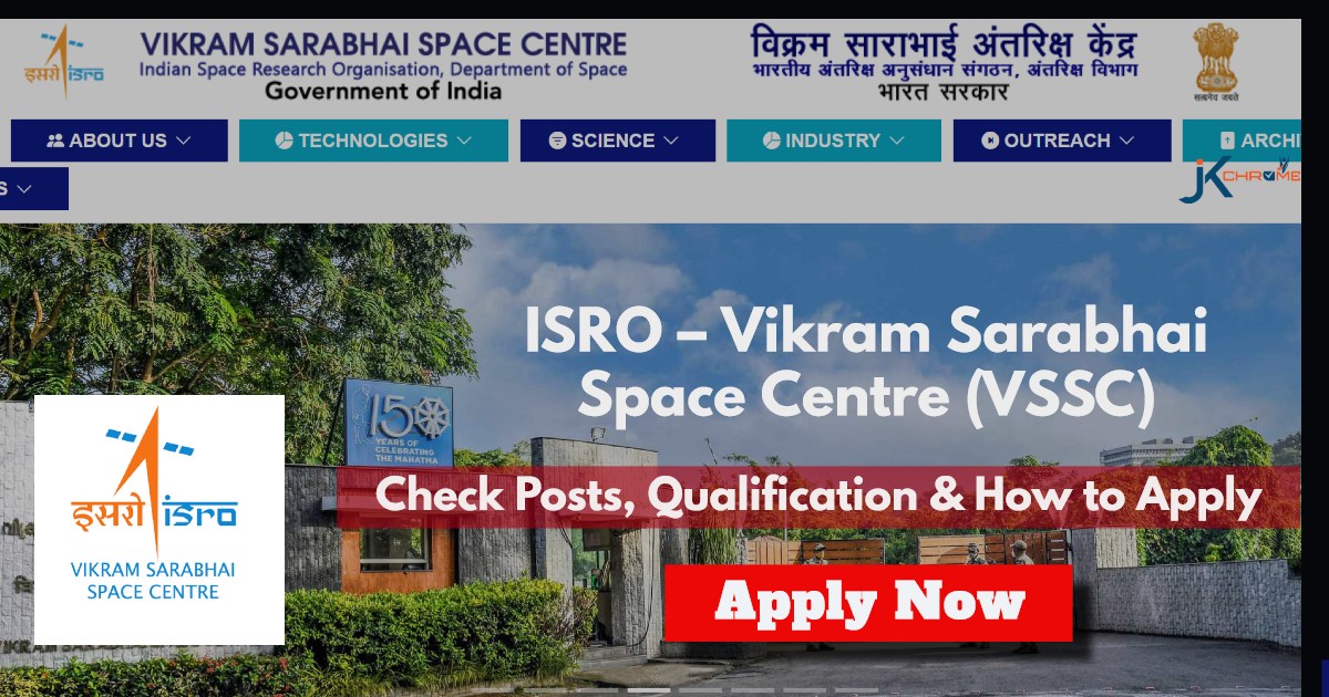 ISRO VSSC Recruitment 2024: Check Posts, Qualification and How to Apply