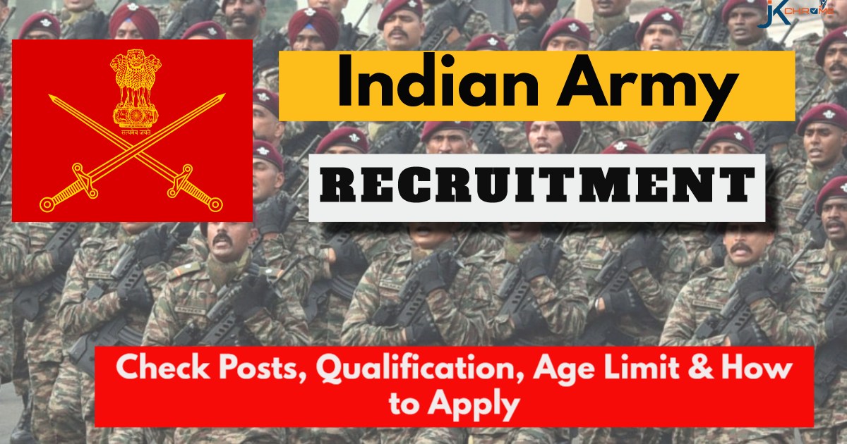 Indian Army Recruitment 2024: Check Posts, Vacancies, Qualification, and How to Apply