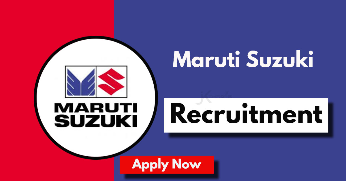 Maruti Suzuki Jammu Jobs 2024
