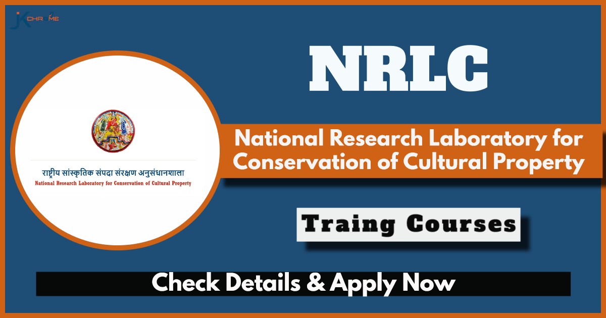 National Research Laboratory for Conservation of Cultural Property invites applications for Training Course