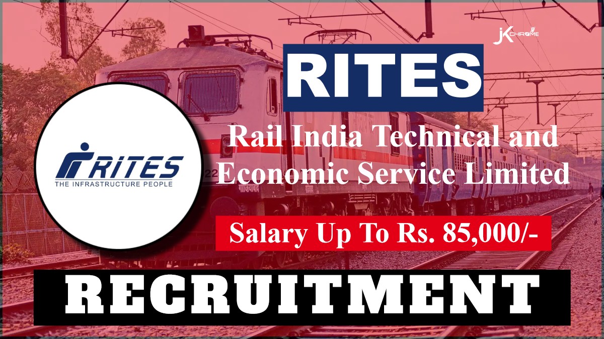 RITES Recruitment 2024: Check Notification, Eligibility, Salary and How to Apply Online