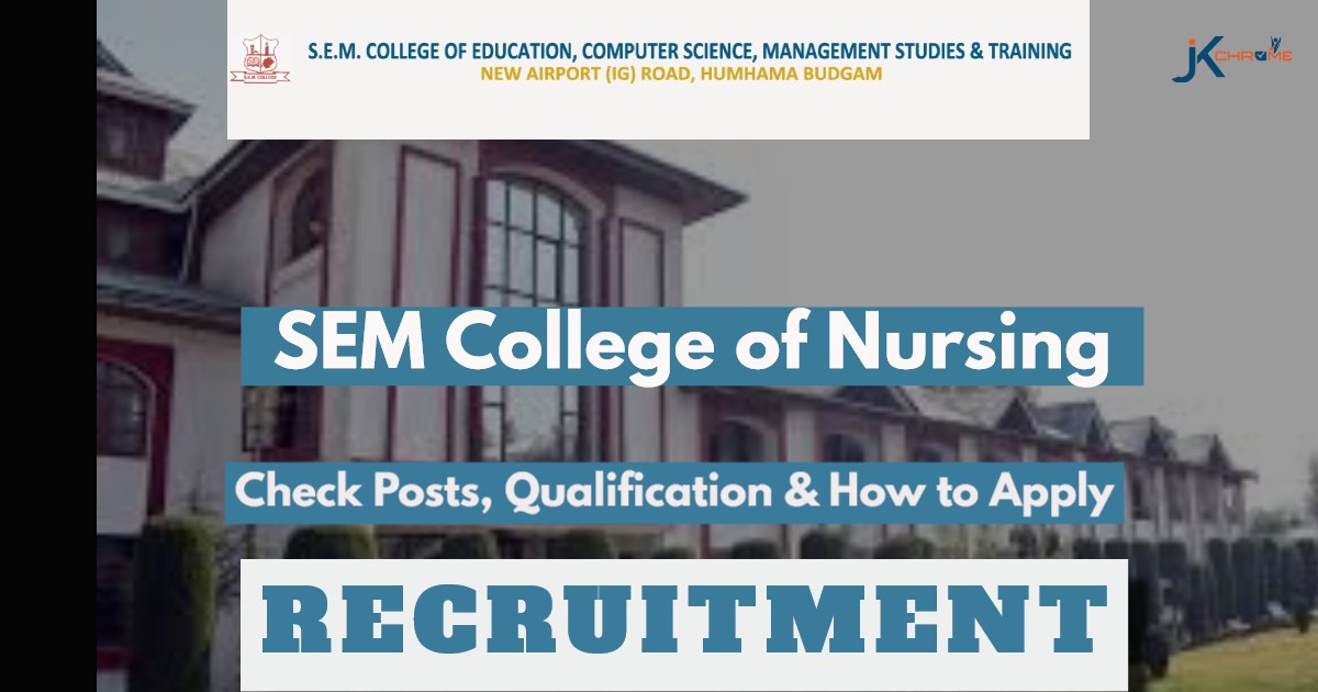 SEM College of Nursing Recruitment 2024