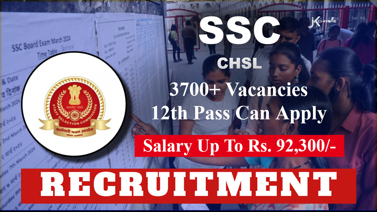 SSC Recruitment 2024: Apply for 3700+ Vacancies, Check Eligibility, Salary and How to Apply Online