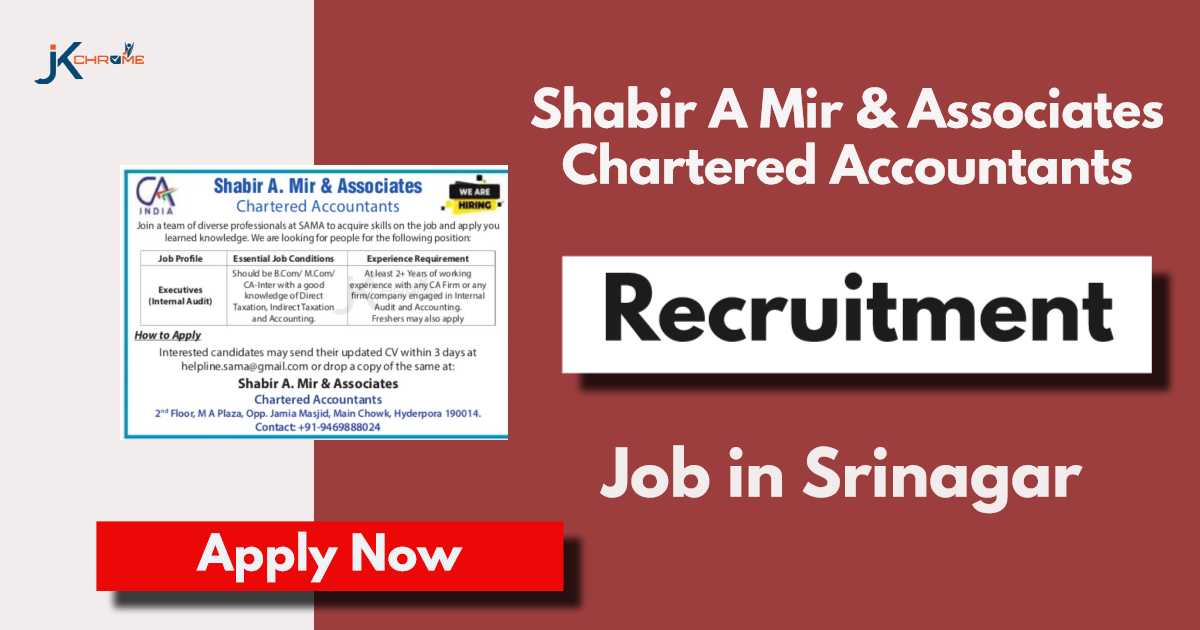 Shabir A Mir & Associates Chartered Accountants