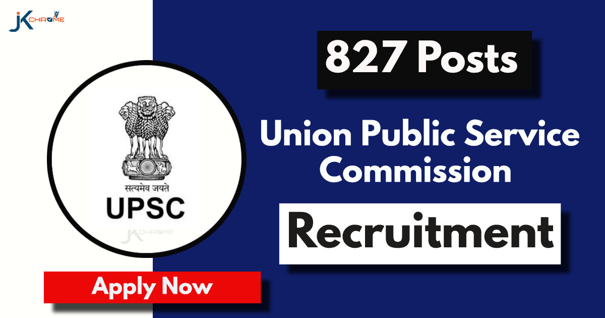 UPSC CMS Recruitment 2024: Apply Online for 827 posts