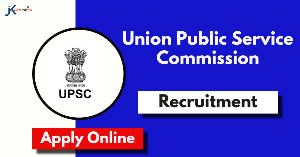 UPSC Recruitment Notification 07/2024: Apply Online for 109 Posts