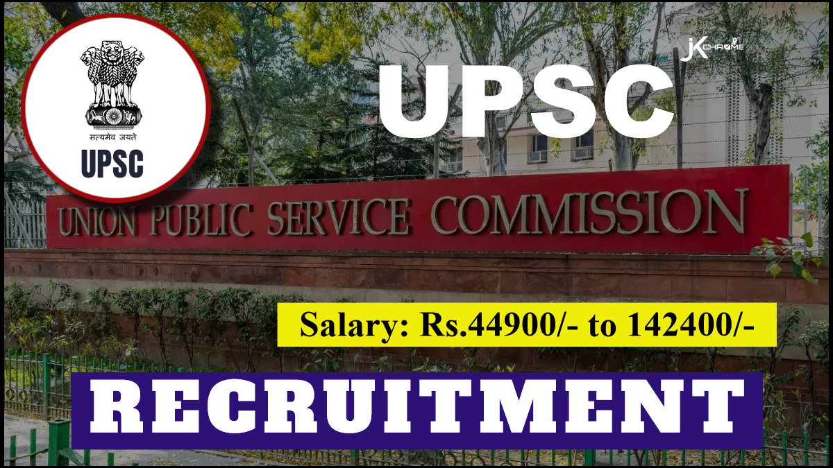 UPSC Recruitment 2024: Check Post Details, Salary, Qualification and How to Apply