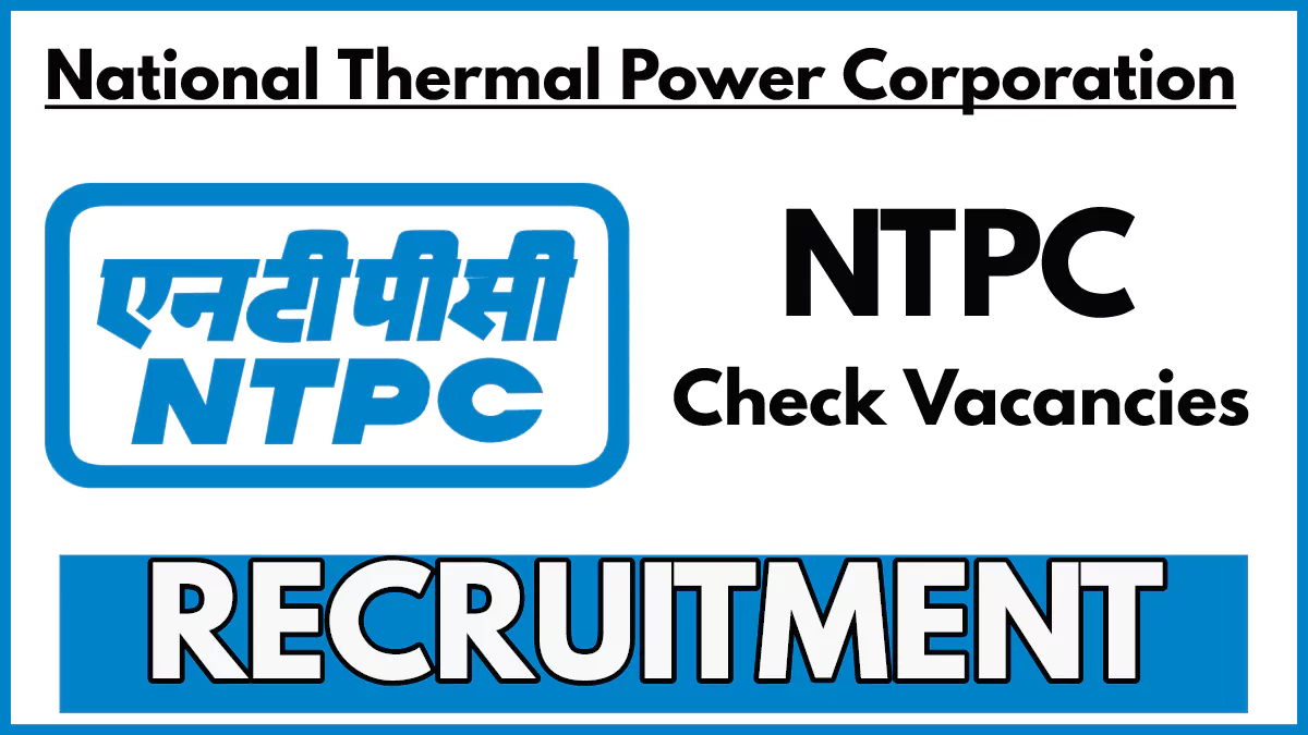 NTPC Ltd Recruitment 2024 PDF, Apply for Associate Position