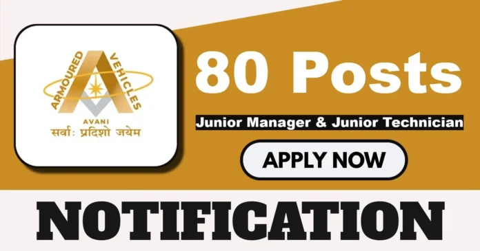 AVNL Notification 2025 Out for Managerial, Executive, and Technical Posts