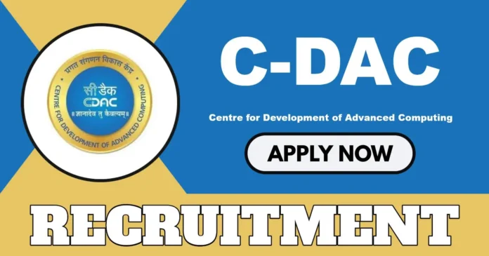 CDAC 2025 Notification released for 12 Vacancies – Mission Coordinator, Deputy Manager & More
