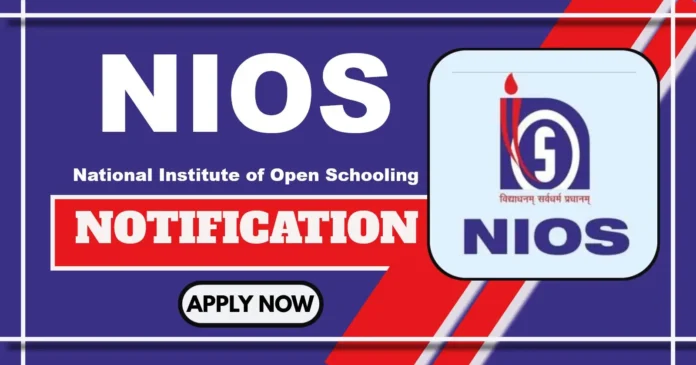 NIOS Notification 2025 Out for Senior Executive Officer (Instructor & Interpreter) Posts