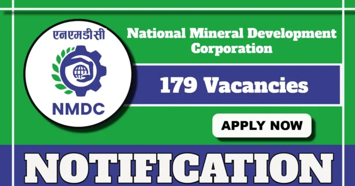 NMDC Notification Out for 179 Vacancies, Walk-in Interviews from 8 May